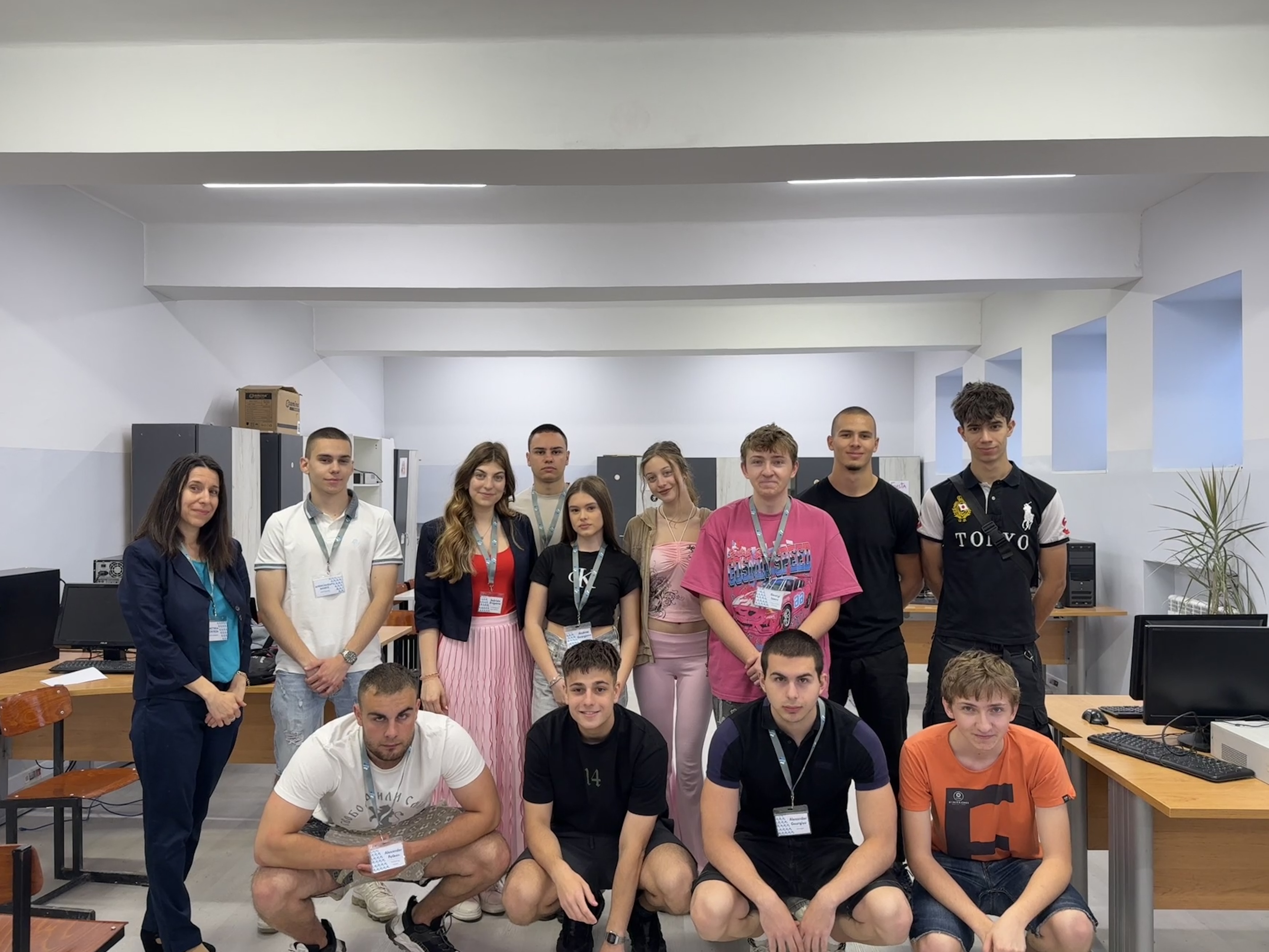 Infininode student team group photo